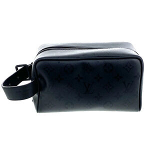 LOUIS VUITTON Locker Dopp Kit Midnight Shoulder Bag Black